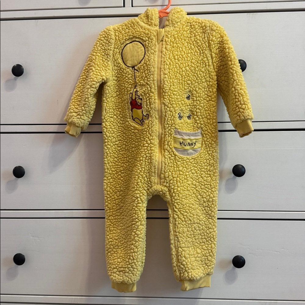 Little Sleepies Yellow Sherpa Winnie the Pooh